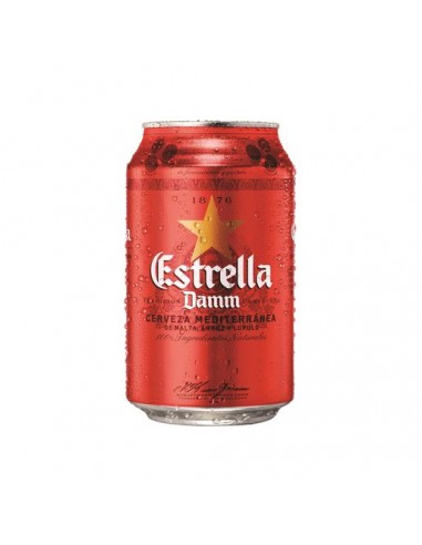 CERVEZA ESTRELLA DAMM LATA 33 CL