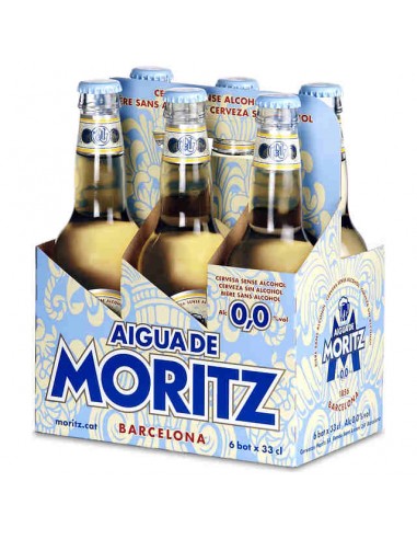 CERVEZA  AGUA DE MORITZ 33CL