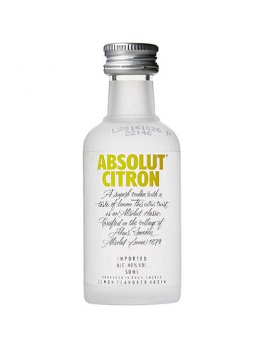 MINIATURA ABSOLUT CITRON 5 CL
