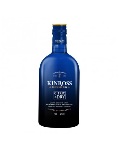 GIN KINROSS CITRIC&DRY (BLUE)