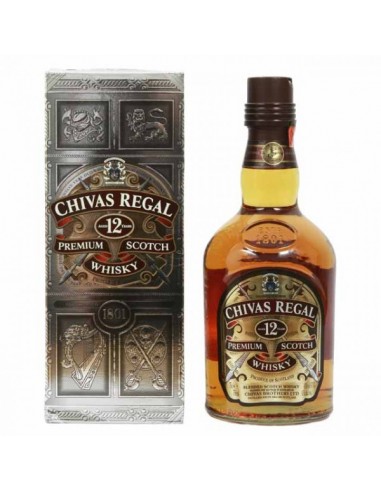 WHISKY CHIVAS 12 AÑOS 50 CL