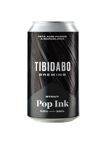 CERVEZA TIBIDABO POP INK LATA 33 CL.