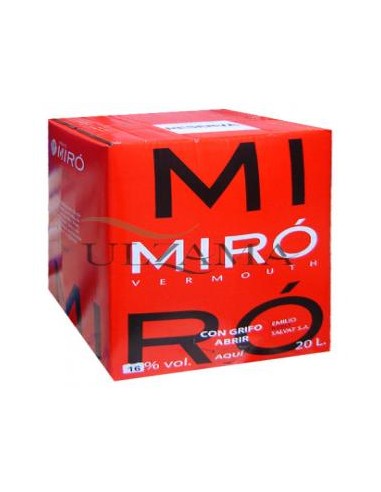 VERMUT MIRO BOX 20 LITROS