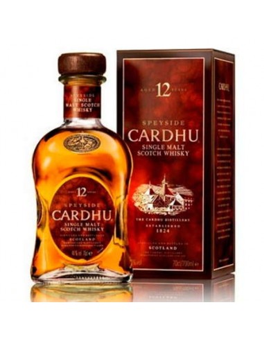 WHISKY CARDHU 12 AÑOS MALTA 70CL