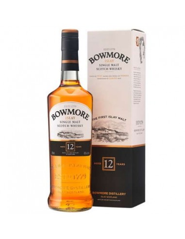 WHISKY BOWMORE 12 AÑOS MALTA 70 CL