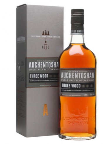 WHISKY AUCHENTOSHAN THREE WOOD 70 CL