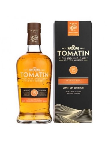 WHISKY TOMATIN MOSCATEL 15 ANYS