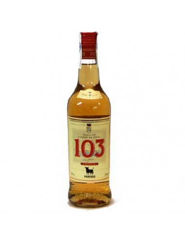 BRANDY 103 ETIQUETA BLANCA 70 CL.