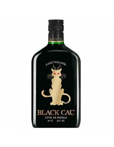 LICOR DE HIERBAS BLACK CAT 70CL.